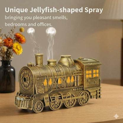 Train Diffuser 300ML Essential Oil Diffuser Cool Mist Humidifier Aroma Diffuser with Night Light