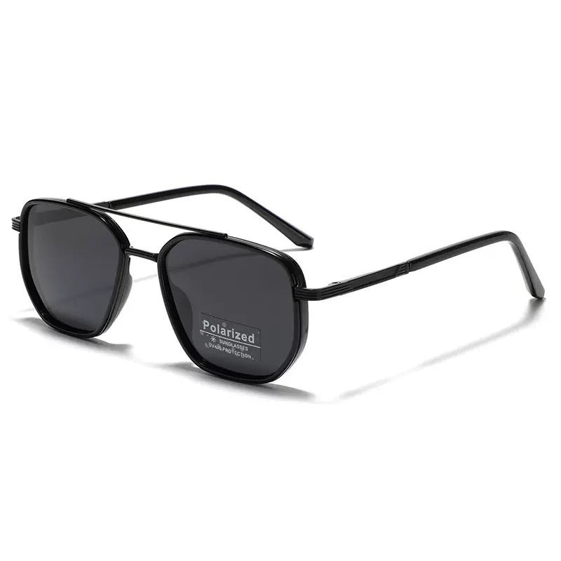 Polarized UV400 Sunglasses – Lightweight Geometric Square Frame