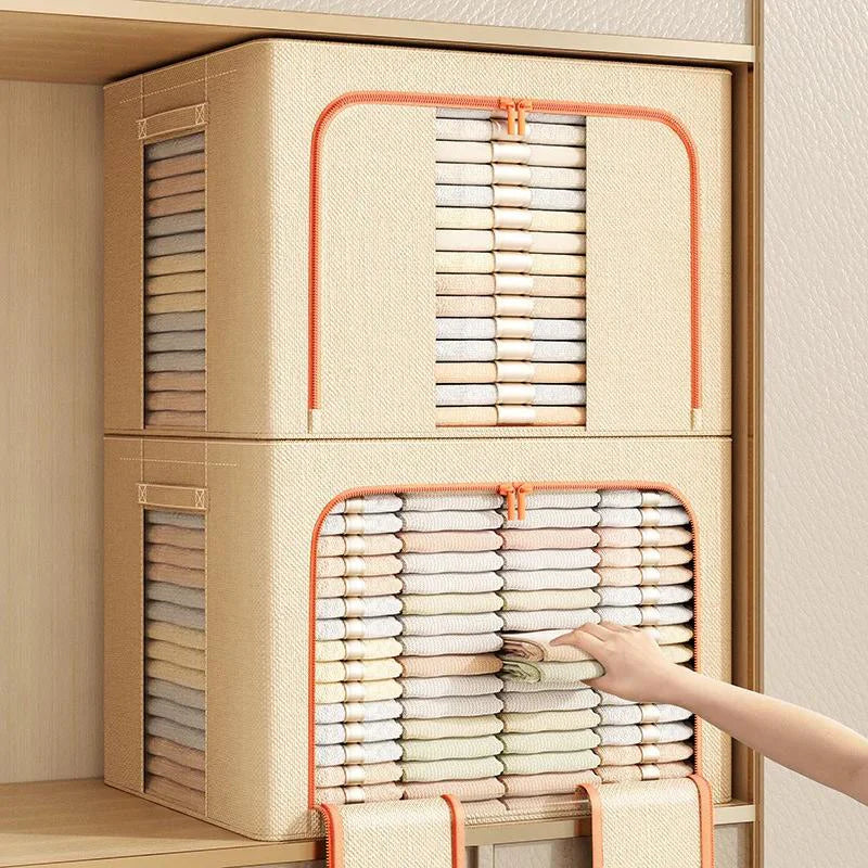 🏠Home Organizer Foldable Storage Box /Clothes Organizer/Stackable Storage Box 24L/66L/100L🏠