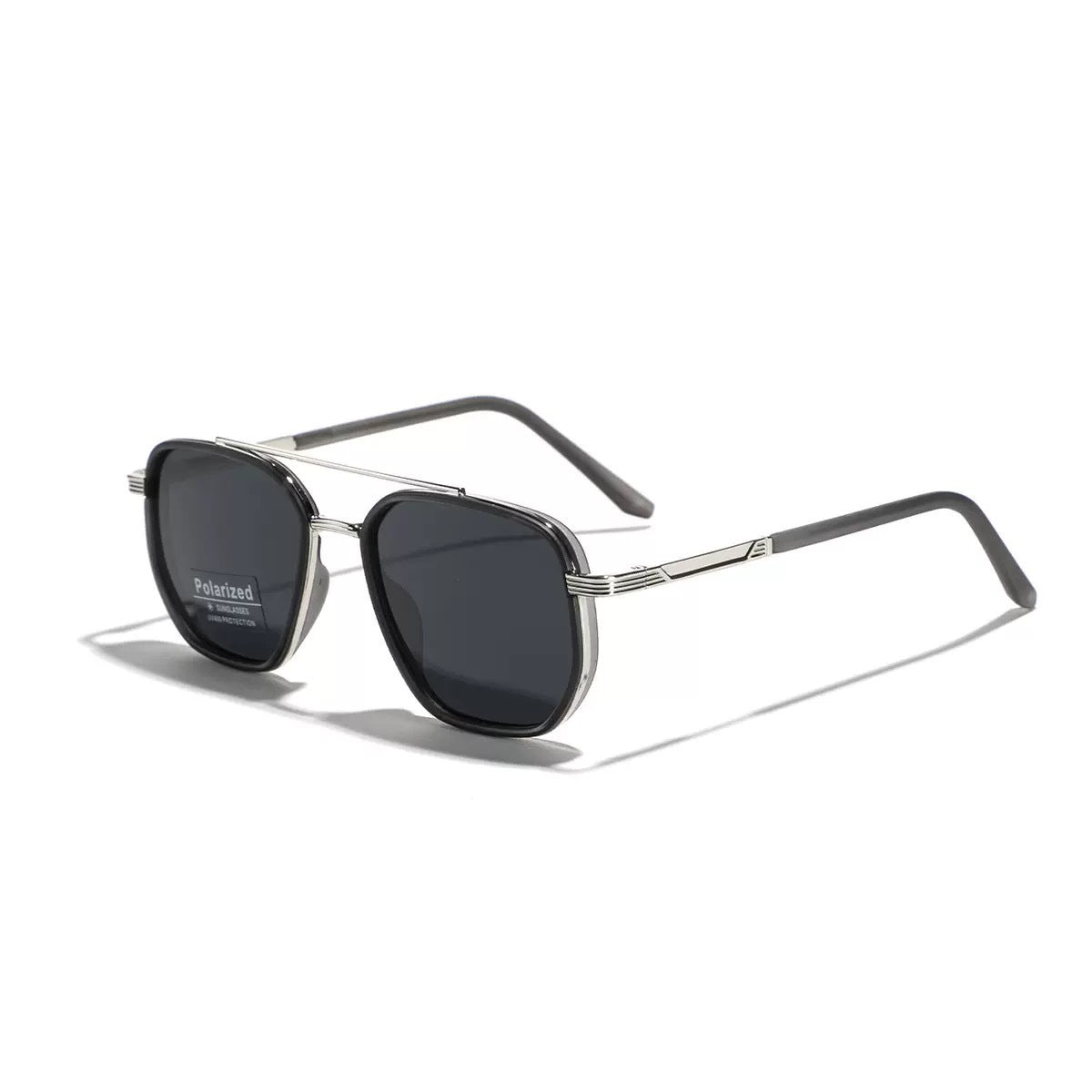 Polarized UV400 Sunglasses – Lightweight Geometric Square Frame