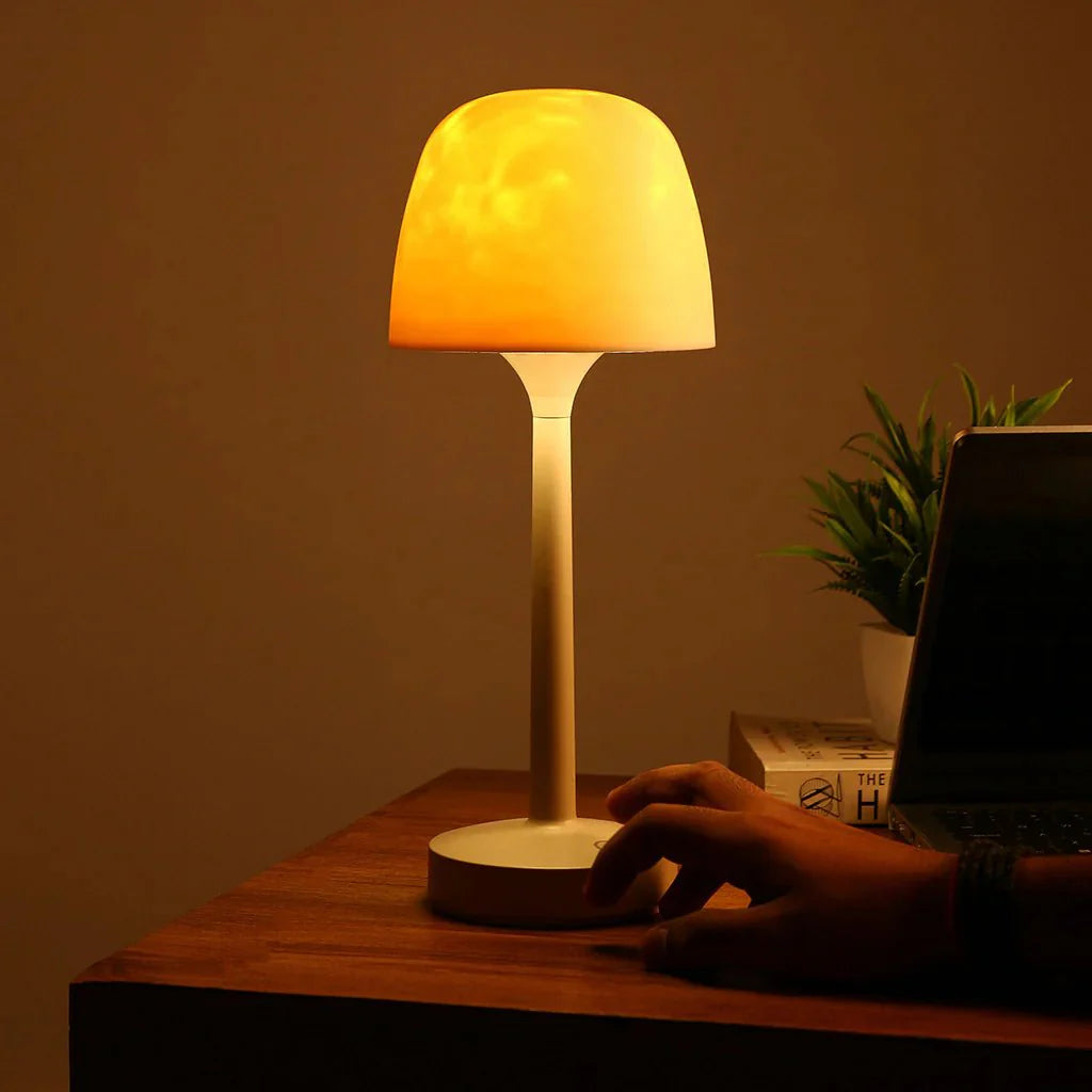 The Healing Glow™Bathroom Shower Lamp with 16 Color Ocean Wave Projector