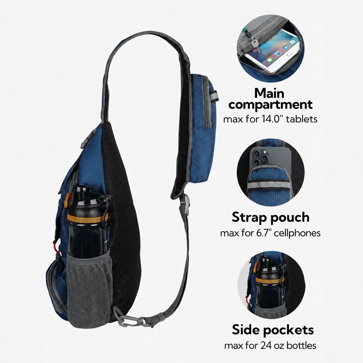 Packable Sling Backpack For Trave Everyday Adventures