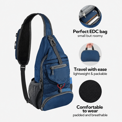 Packable Sling Backpack For Trave Everyday Adventures