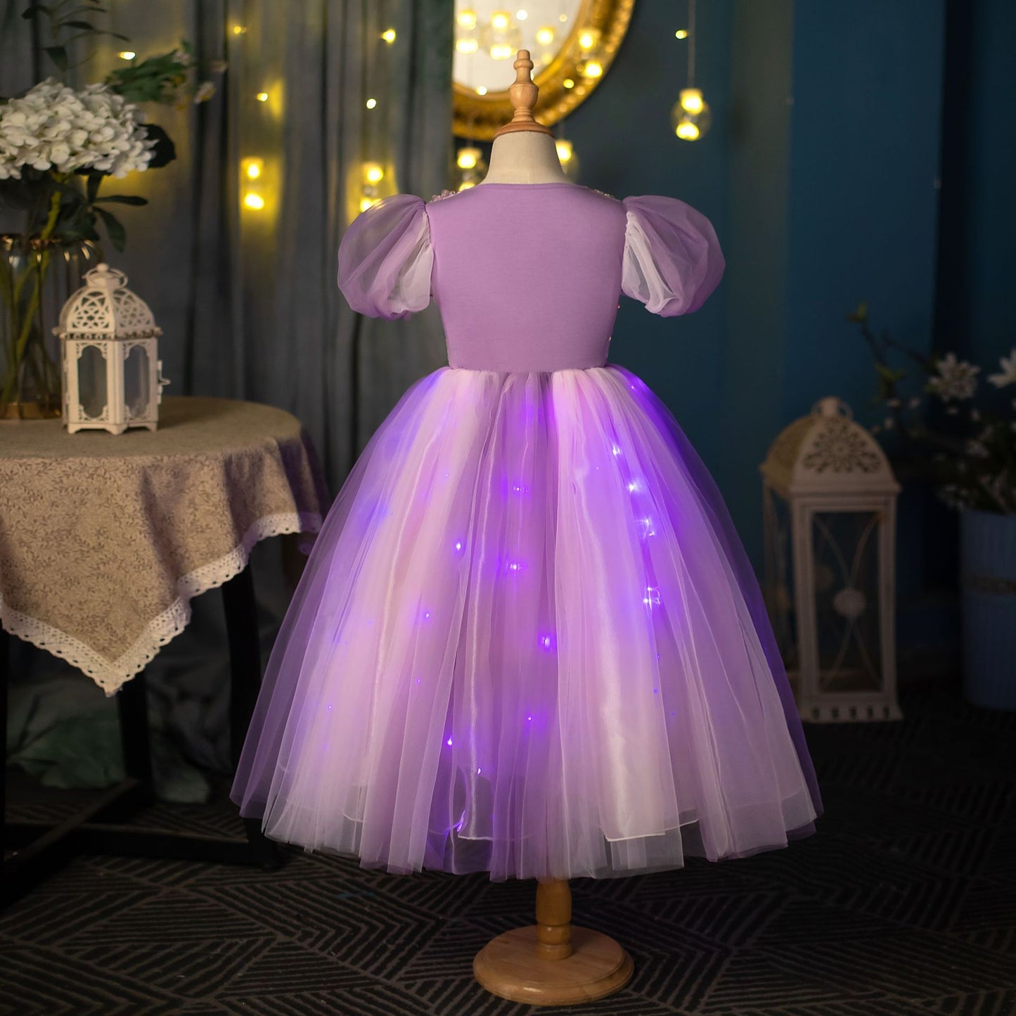 Magical Light-Up Princess Twirl Dress