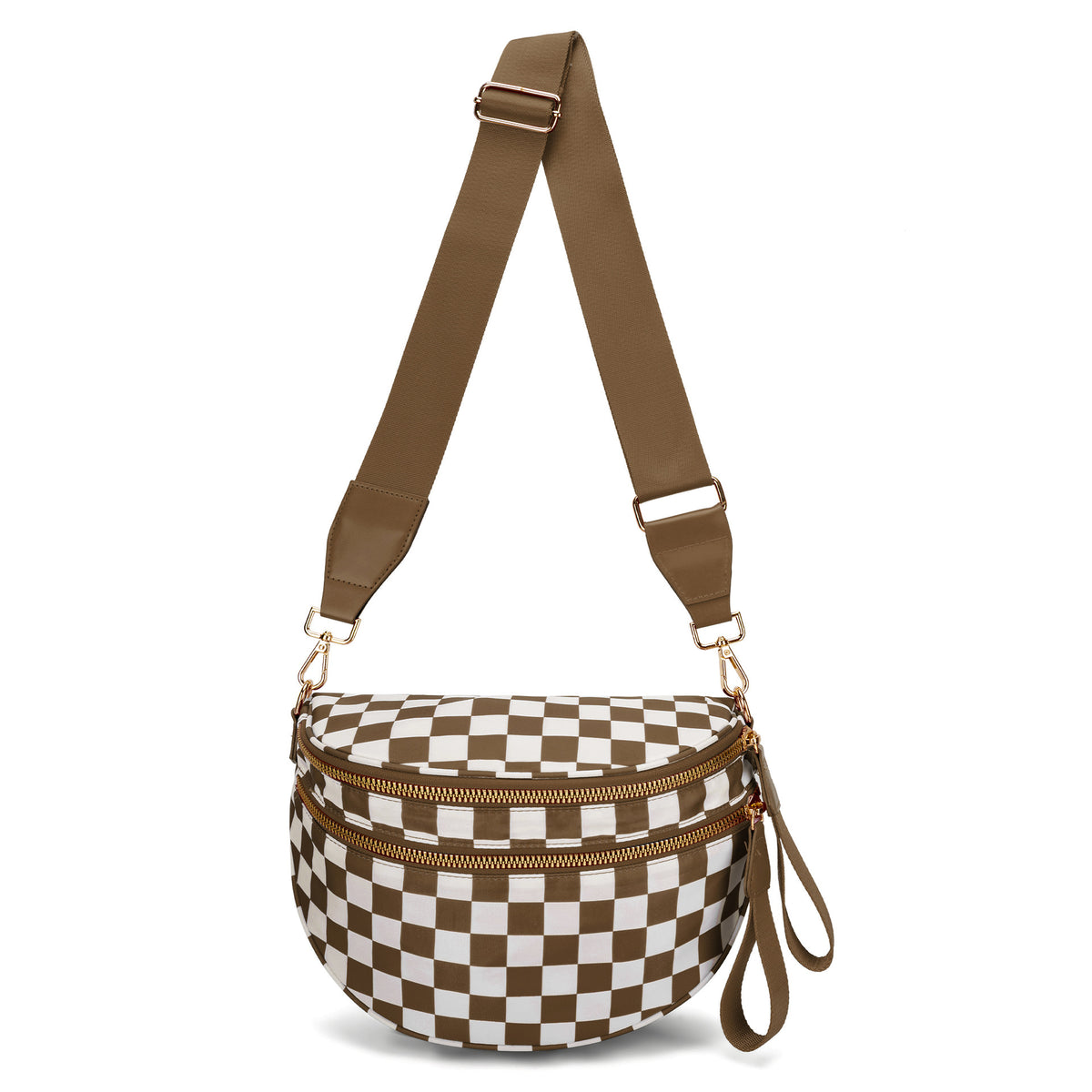 👜Women's Stylish Vintage Plaid Large-Capacity Crossbody Bag👜