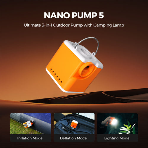 Bamafrontierman™ Portable Mini Air Pump with LED Light