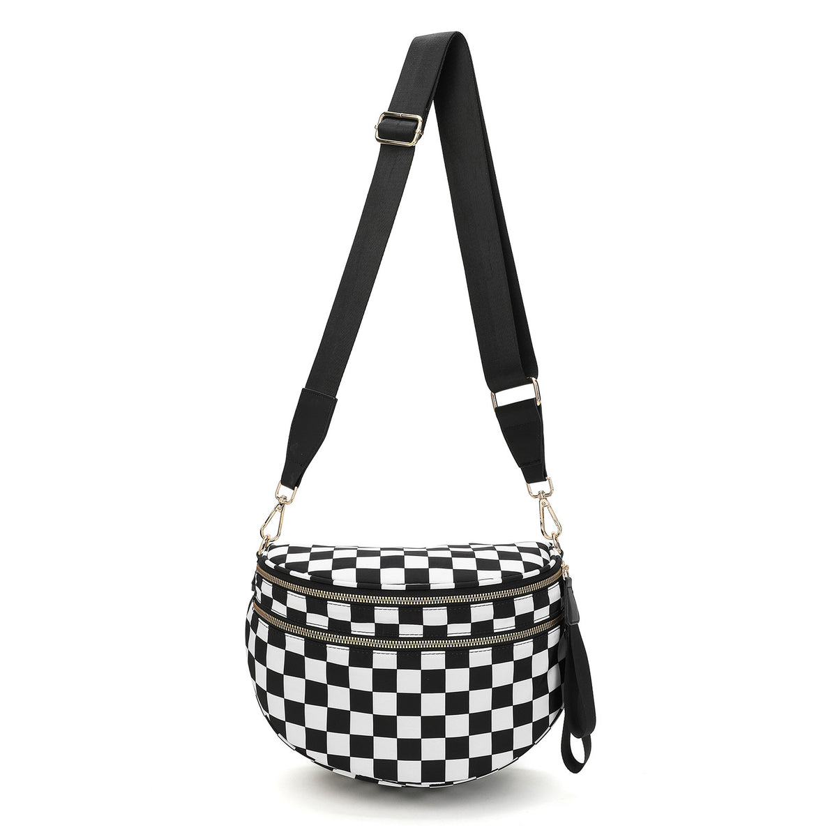 👜Women's Stylish Vintage Plaid Large-Capacity Crossbody Bag👜
