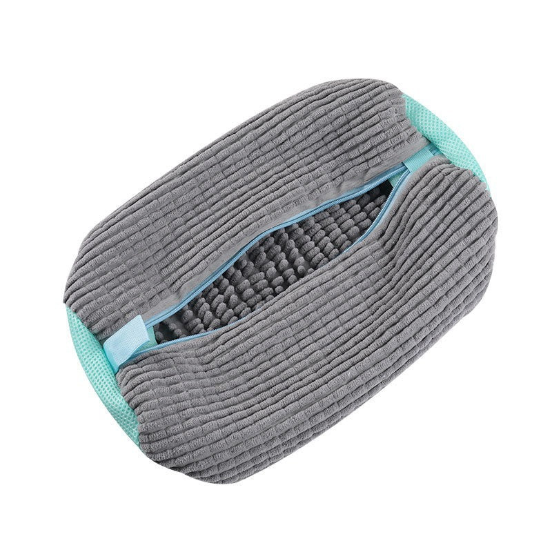 360° Chenille Sneaker Wash Bag — Stop Washing Machine Damage & Shoe Warping