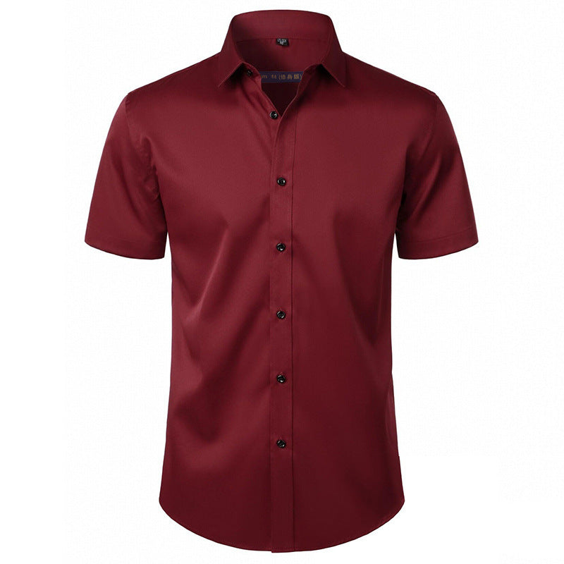 Men's 4-Way Ultra-Stretch Short Sleeve Dress Shirt