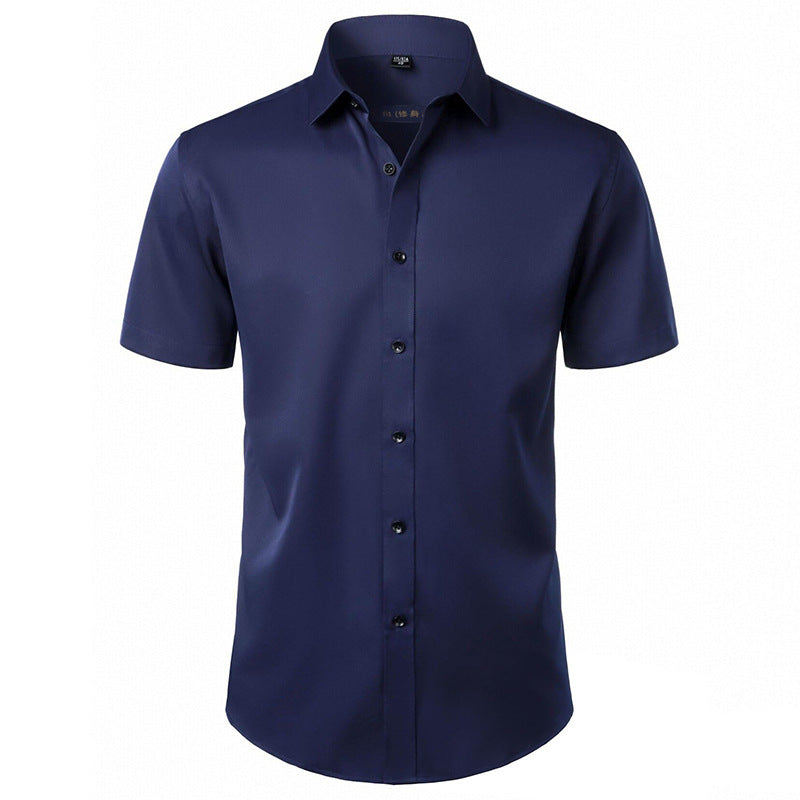 Men's 4-Way Ultra-Stretch Short Sleeve Dress Shirt