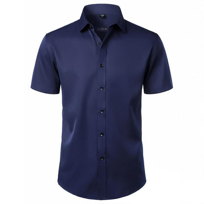 Men's 4-Way Ultra-Stretch Short Sleeve Dress Shirt