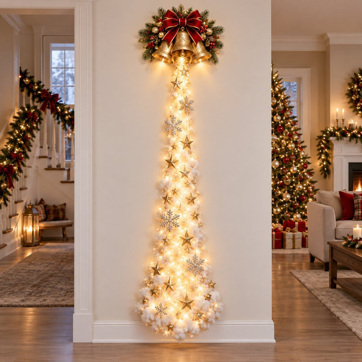 Christmas Magic Trail Wall Light – Turn Walls Into Holiday Wonder