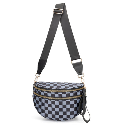 👜Women's Stylish Vintage Plaid Large-Capacity Crossbody Bag👜