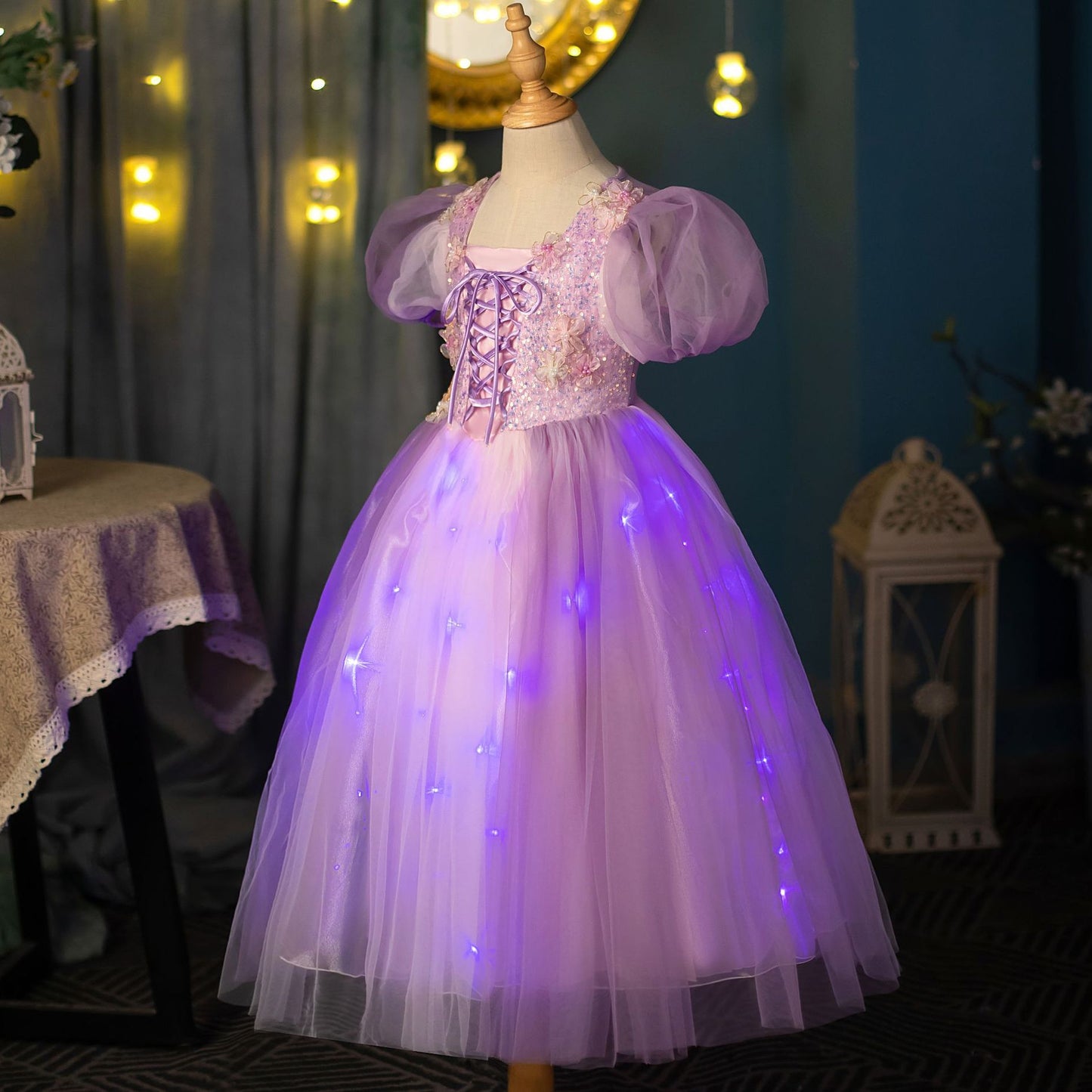 Magical Light-Up Princess Twirl Dress