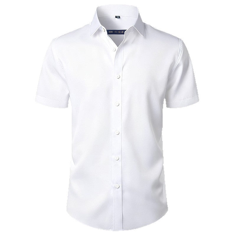 Men's 4-Way Ultra-Stretch Short Sleeve Dress Shirt