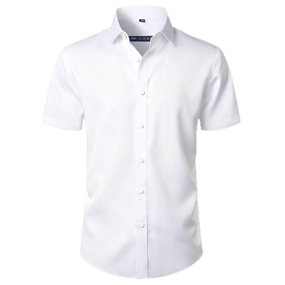 Men's 4-Way Ultra-Stretch Short Sleeve Dress Shirt