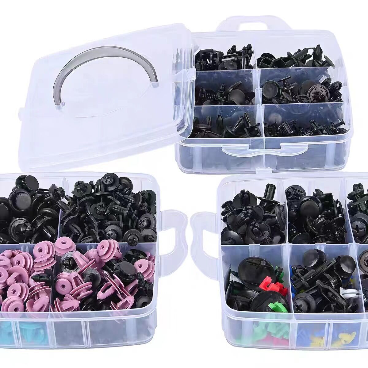 Car Retainer Clips Kit with Removal Tools for Auto Bumper, Fender & Trim Repair