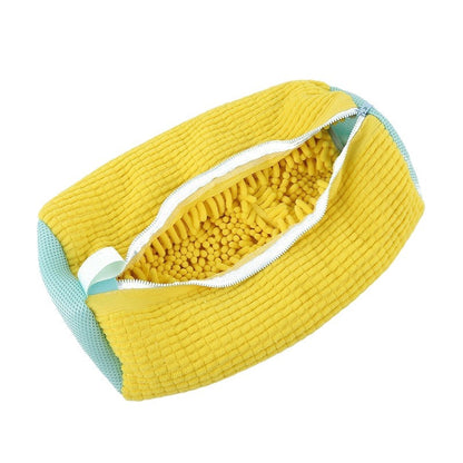360° Chenille Sneaker Wash Bag — Stop Washing Machine Damage & Shoe Warping
