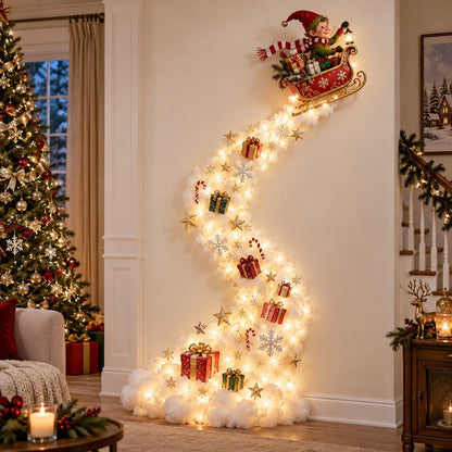 Christmas Magic Trail Wall Light – Turn Walls Into Holiday Wonder