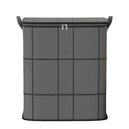 Spacious Moving Fabric Storage Bin – Zippered Organizer for Quilts