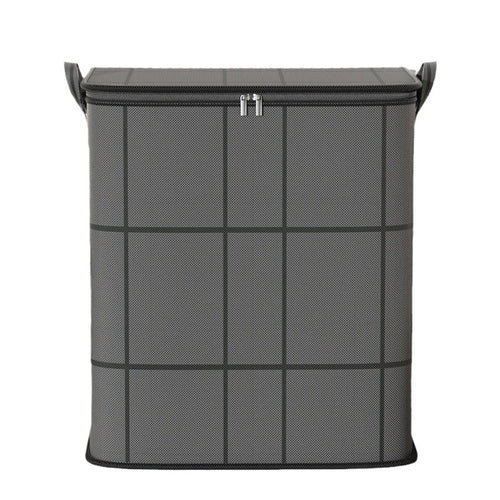 Spacious Moving Fabric Storage Bin – Zippered Organizer for Quilts