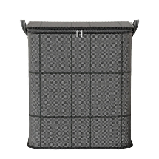 Spacious Moving Fabric Storage Bin – Zippered Organizer for Quilts