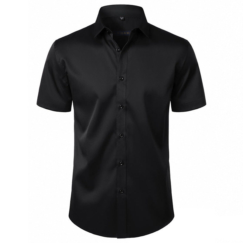 Men's 4-Way Ultra-Stretch Short Sleeve Dress Shirt