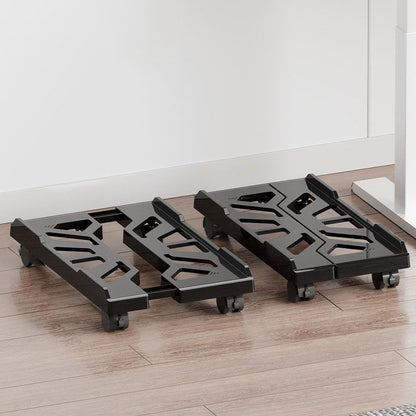 Adjustable mobile computer stand with locking casters, 80 lbs load capacity
