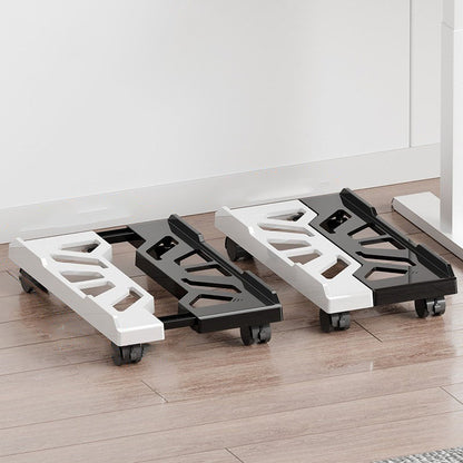 Adjustable mobile computer stand with locking casters, 80 lbs load capacity