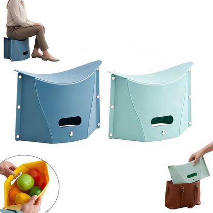 Ultralight Folding Travel Stool & Airplane Footrest——Relief for Long Flights, Camping & Outdoor Waiting