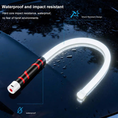 Bendable LED Flashlight Stick – 27" Flexible LED Work Light, High Lumen Magnetic Inspection Light