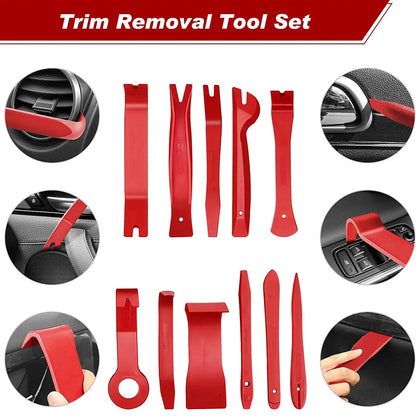 Damage-Free Auto Dent Repair & Precision Trim Pry Tool Kit