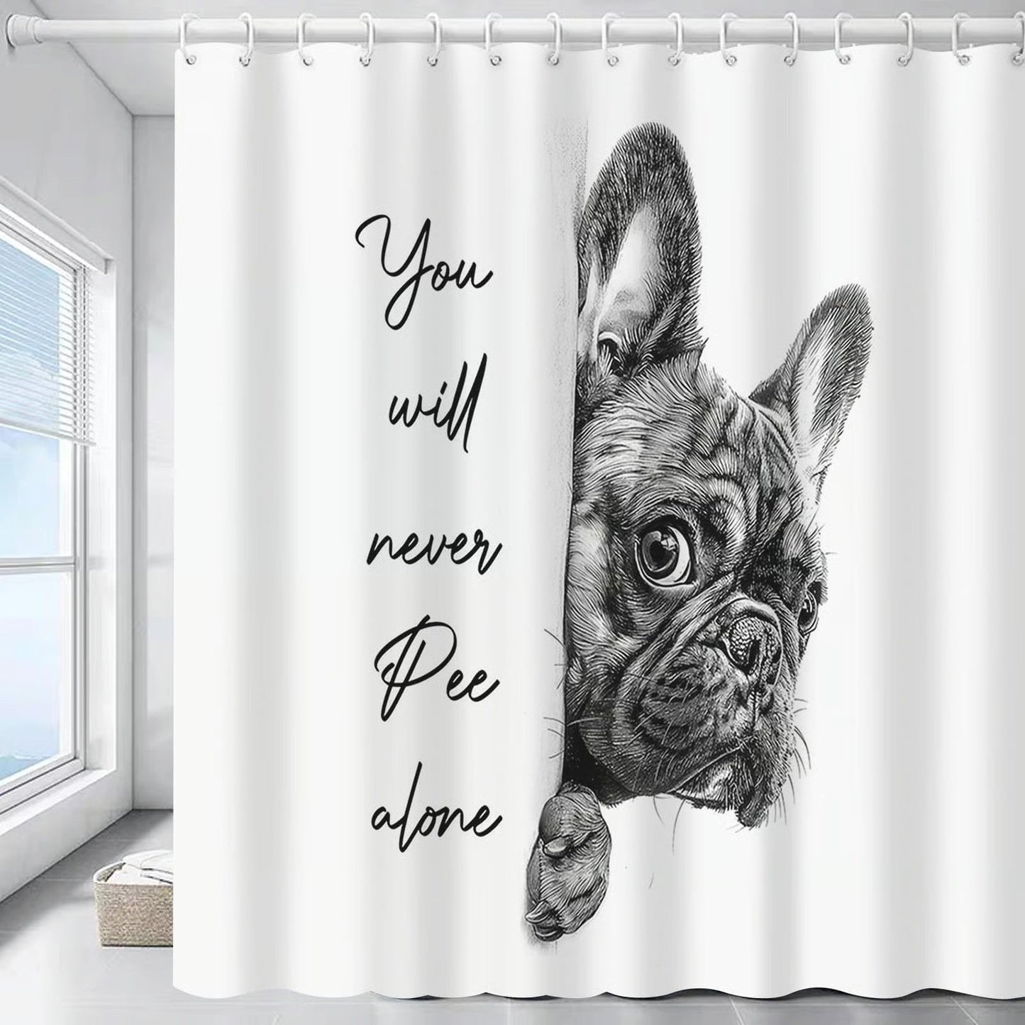 Funny Donkey Shower Curtain