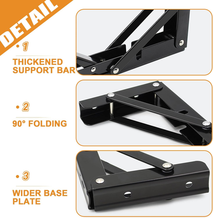 🔥49% Off🔥2 Pack Foldable storage rack bracket🔧