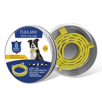 Natural plant extract pet collar – effectively repels fleas and ticks