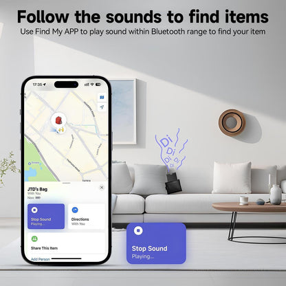 💖Hot 48% OFF🌹2026 Slim Bluetooth Tracker Card | Apple MFi Certified | Works with Find My 📱