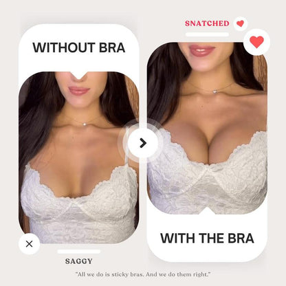 💥Puff #1 Push-up Sticky Bra – Waterproof & Sweat-proof🌸