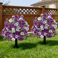 Purple + White
