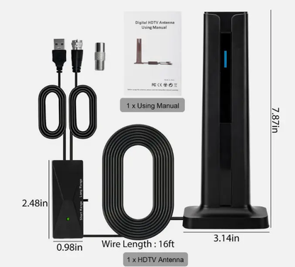 4K Indoor TV Antenna – Free Channel Viewing