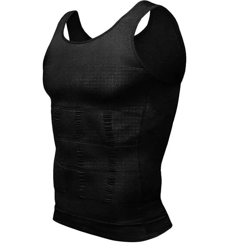 Instant Slimming: Men's Chest & Belly Compression Shaping Vest