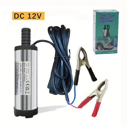 Portable Submersible Pump, Ideal for Diesel, Kerosene & Water