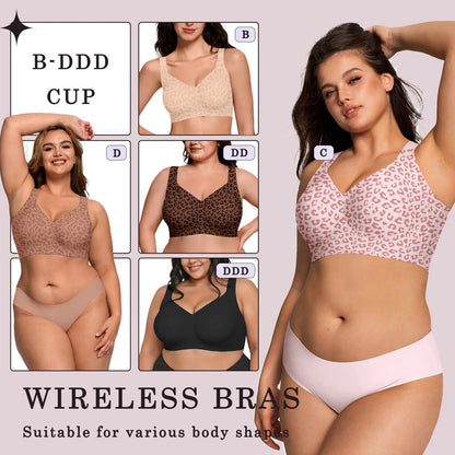 Jelly Seamless Lift Bra | Wireless Push-Up Comfort & Full Coverage