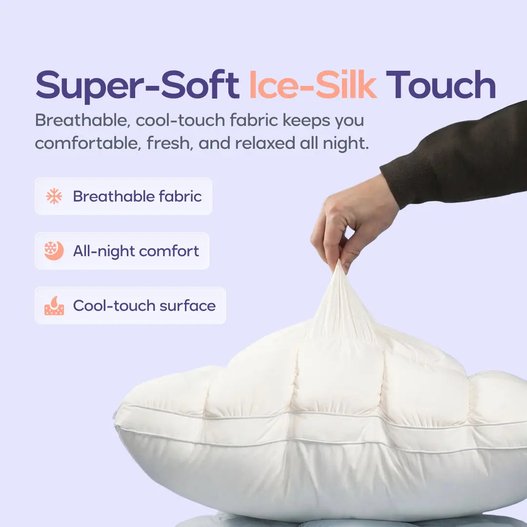 Bamafrontierman™ Ice-Silk Soft Quilted Puff Grid Design Pillow