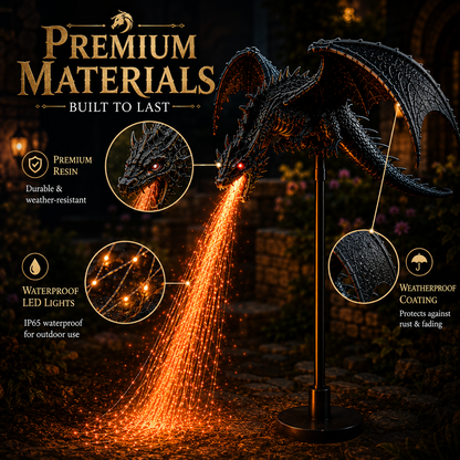 Dragon Flame Solar Garden Lights