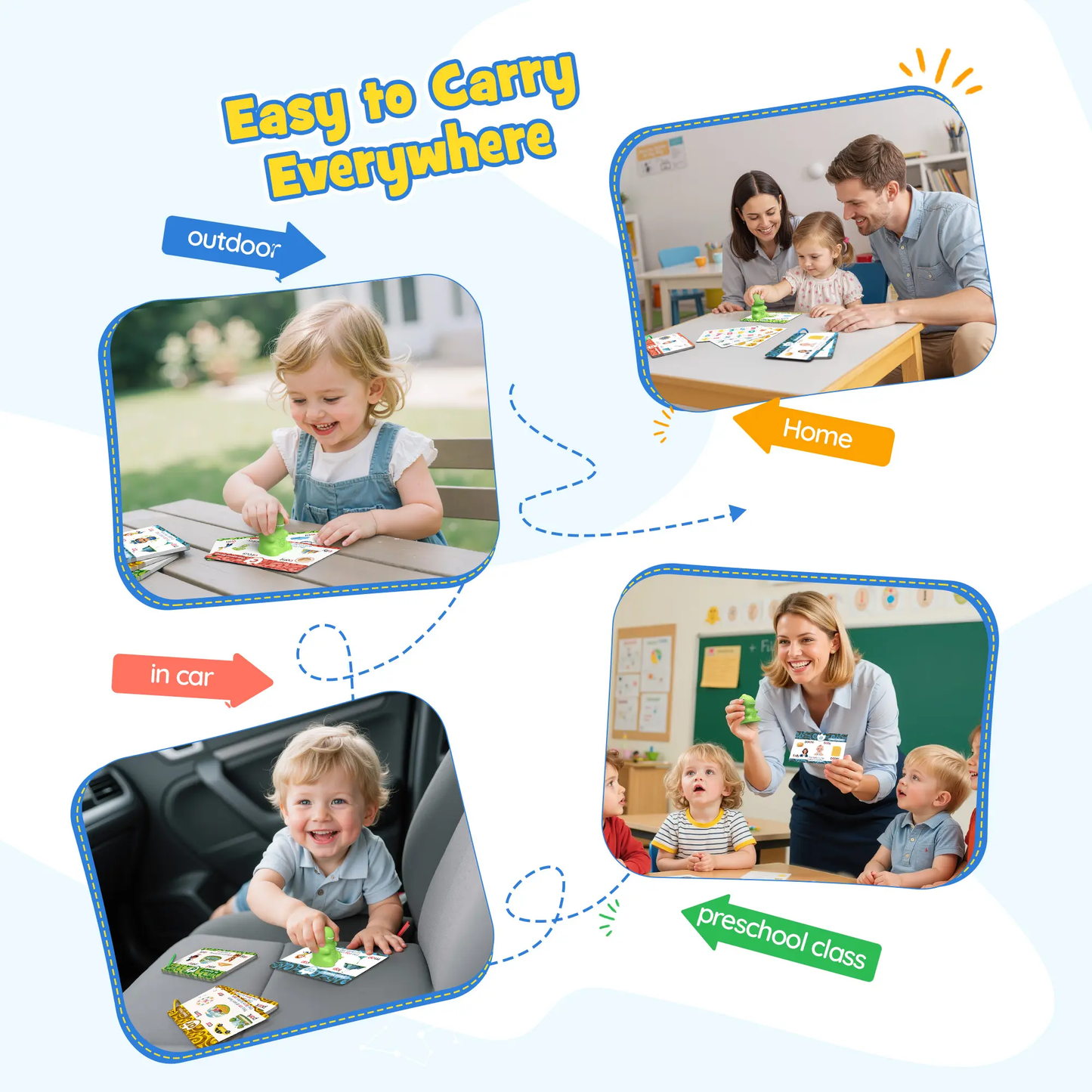 Dinosaur Interactive Learning Flashcard Set—Contains 592 words and phonics fun