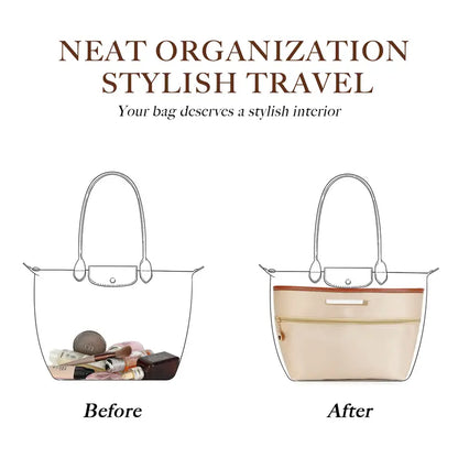 Luxury Satin Bag Insert &amp; Organizer