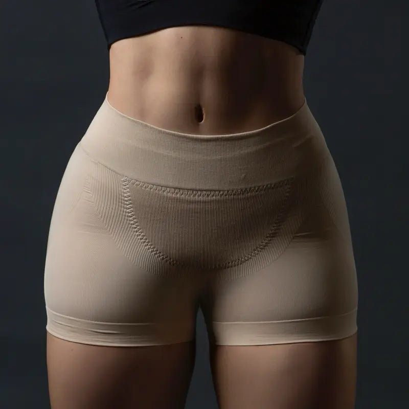 Women’s Seamless High-Waist Shaping Shorts with Butt Lift Support