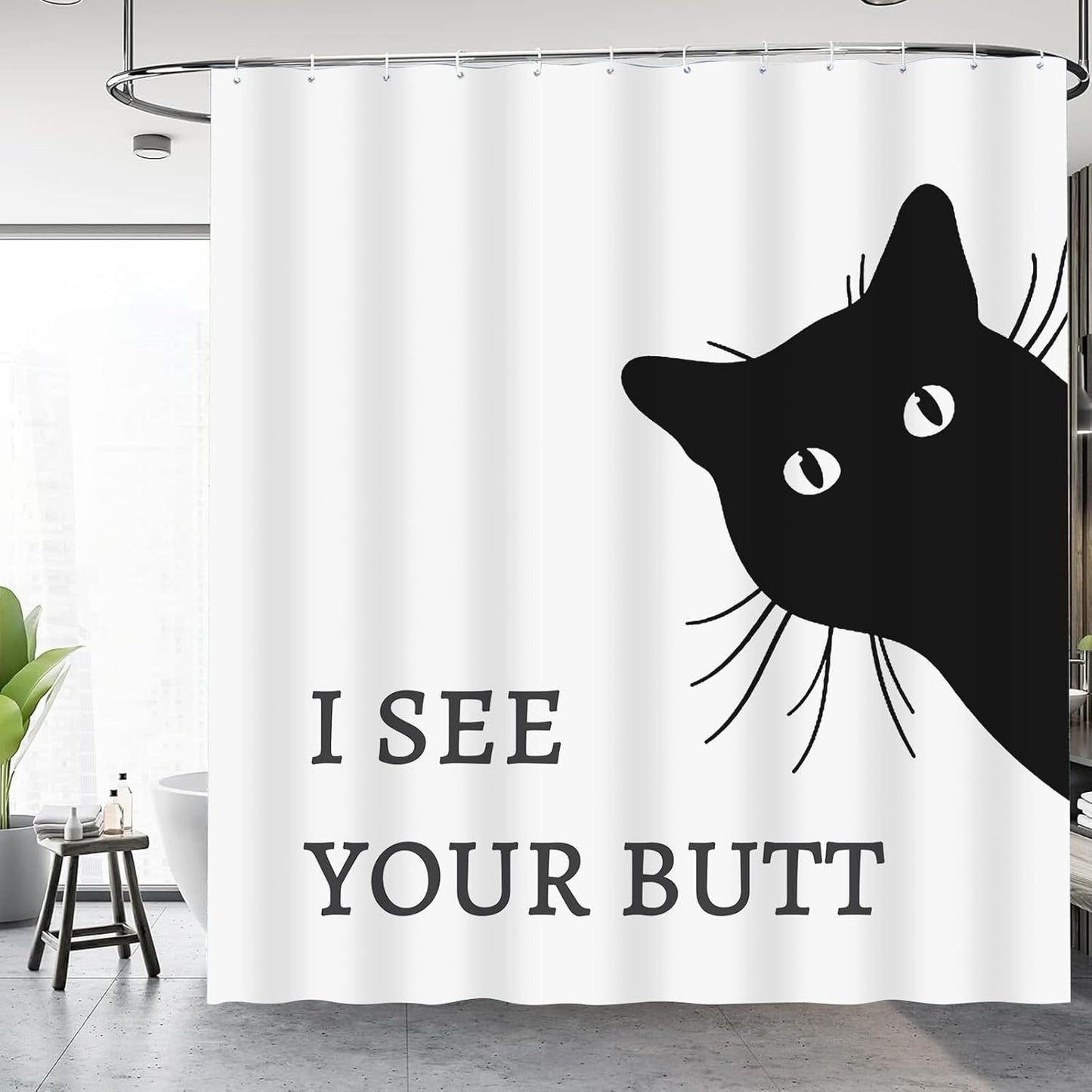 Funny Donkey Shower Curtain