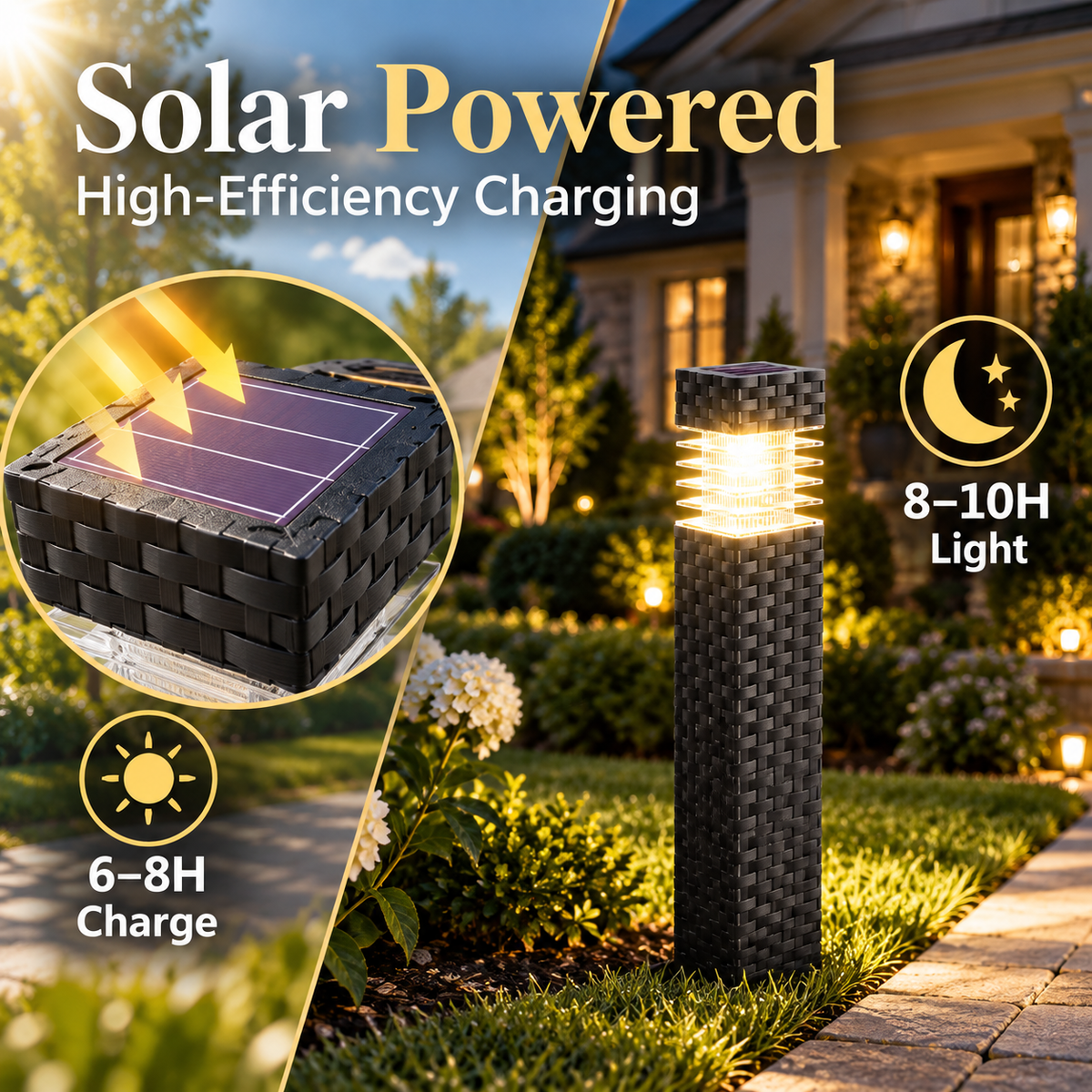 Solar Pathway Lights for Effortless Nighttime Glow