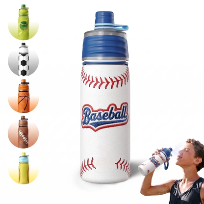 20oz Stainless Steel Water Bottle - with Spray Cooling Function